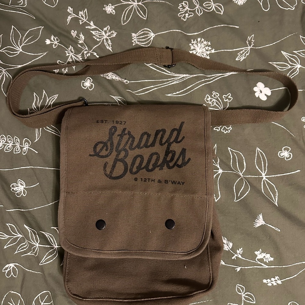 Brown Crossbody Bag with Urban Design